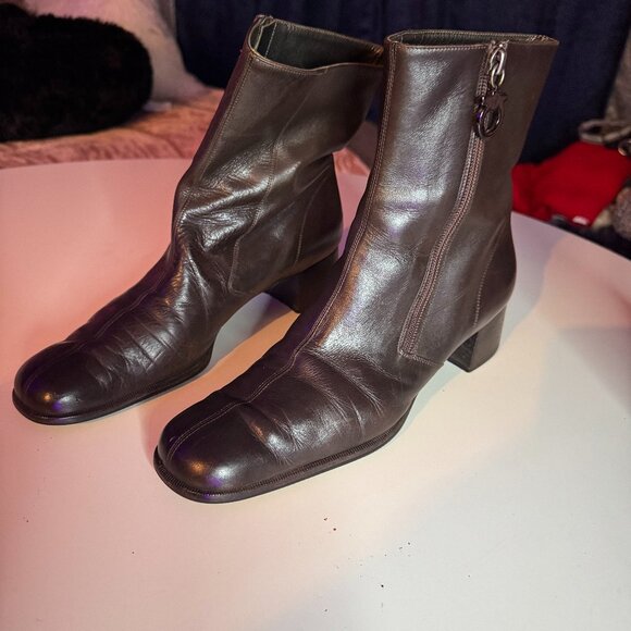 Salvatore Ferragamo Boots, Womens, Brown - Picture 1 of 14